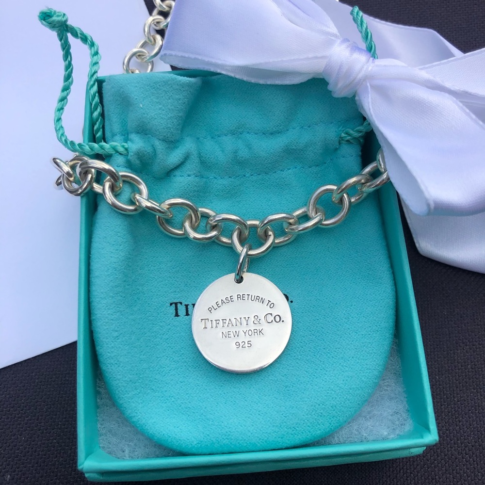 Tiffany & Co. Round Tag Necklace